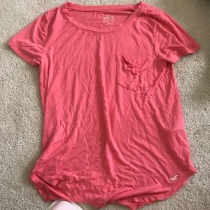 Super soft pink short sleeve top